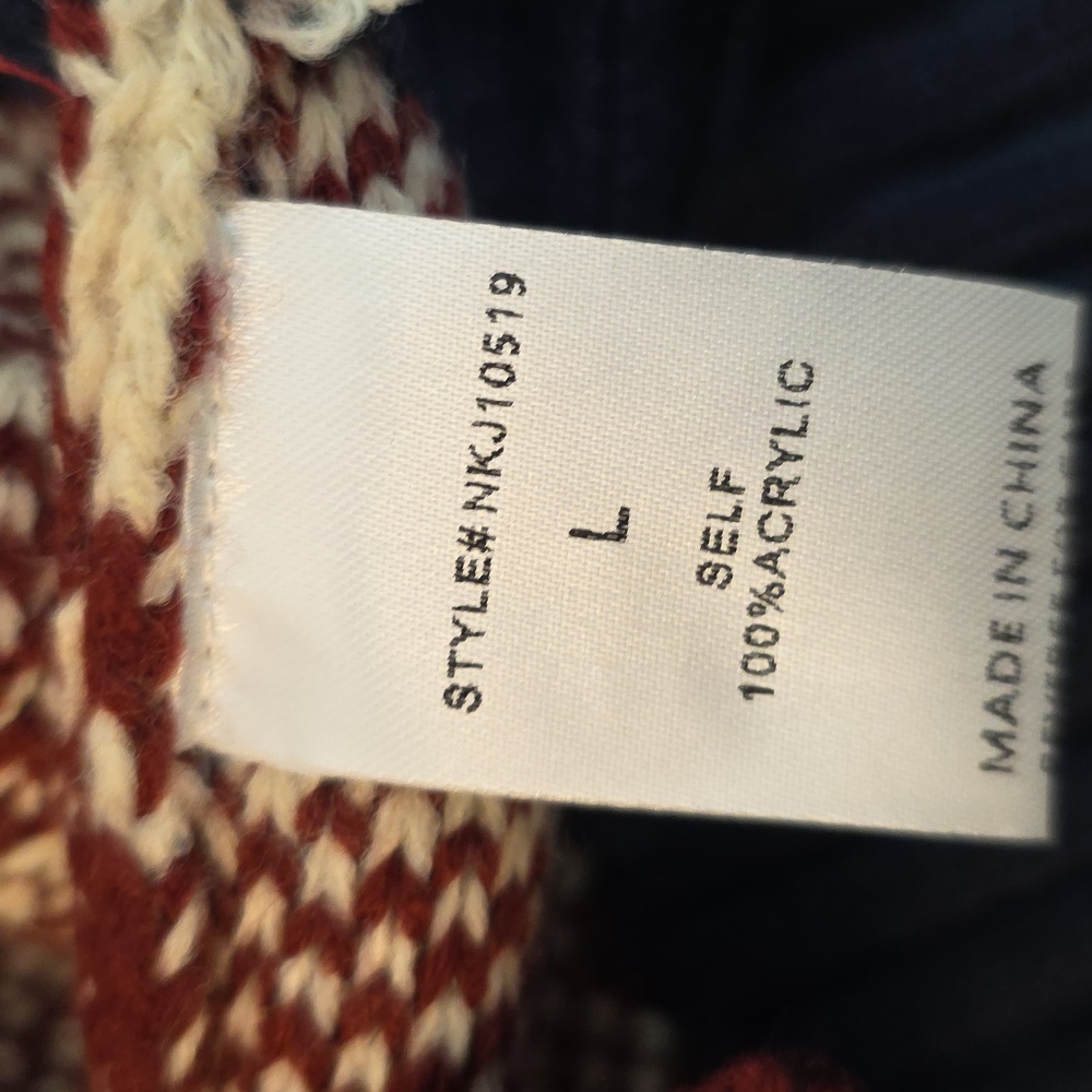 Lumiere Desert Rodeo Motif Cardigan Large Cowgirl Knit - Picture 11 of 15